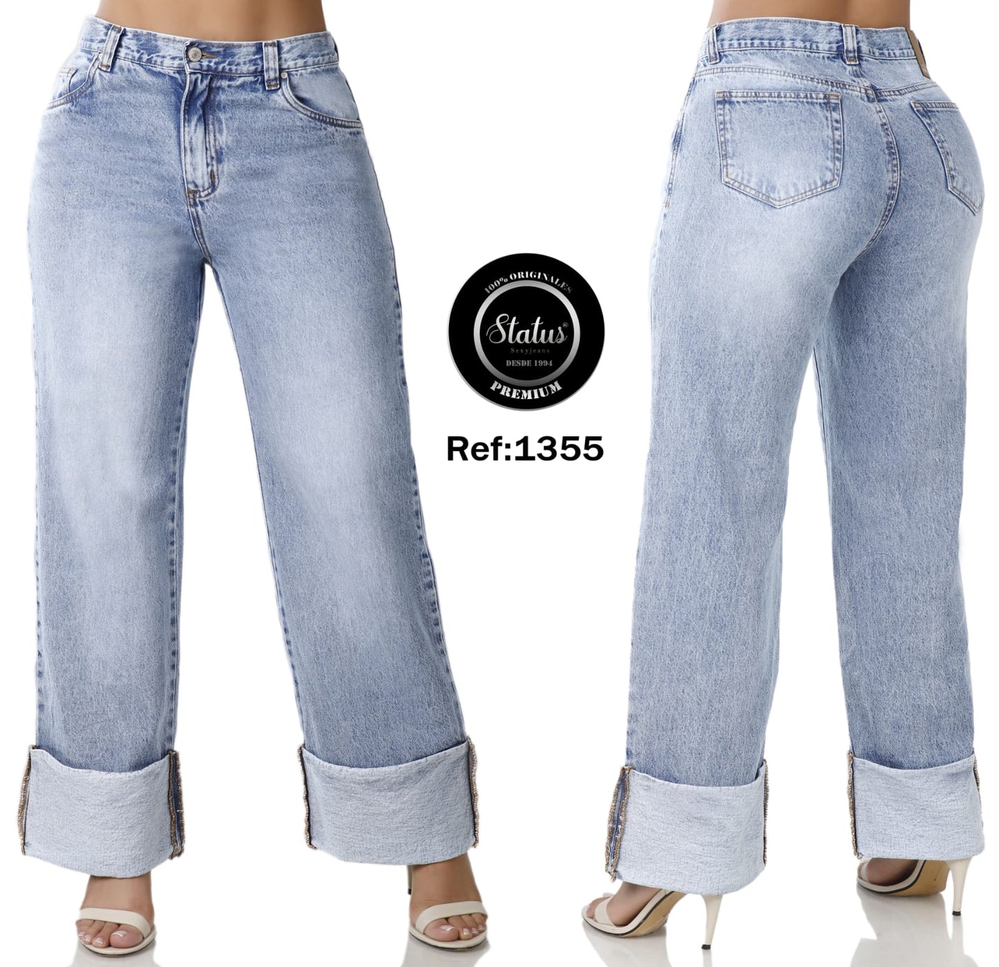 Jean PREMIUM Bota Ancha Ref 1355