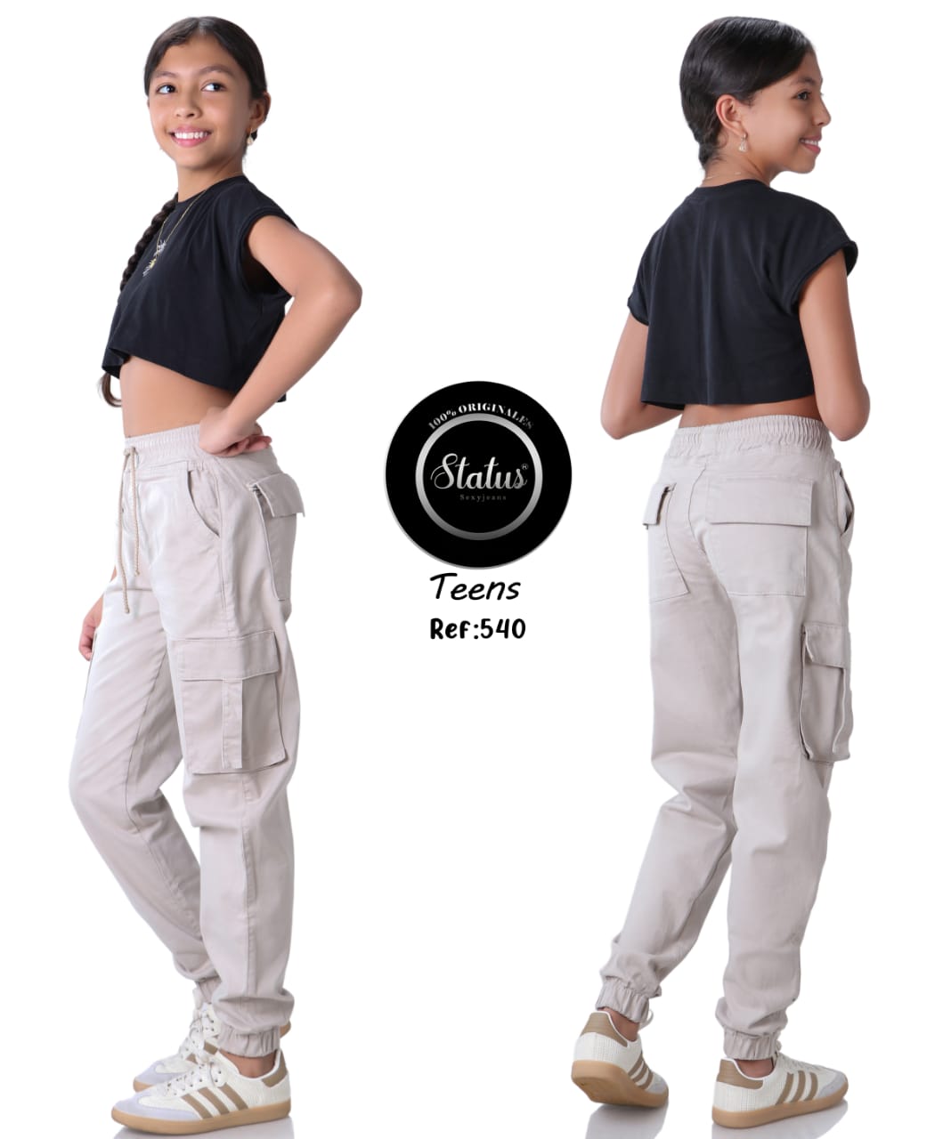 Jean Jogger Cargo Niña Ref: 540