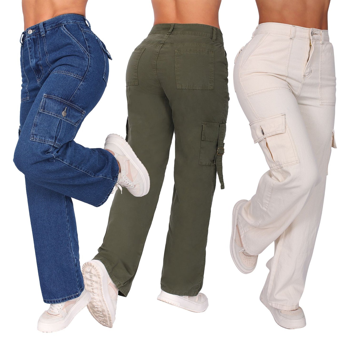 Pack Cargo x 3 Jeans cargo
