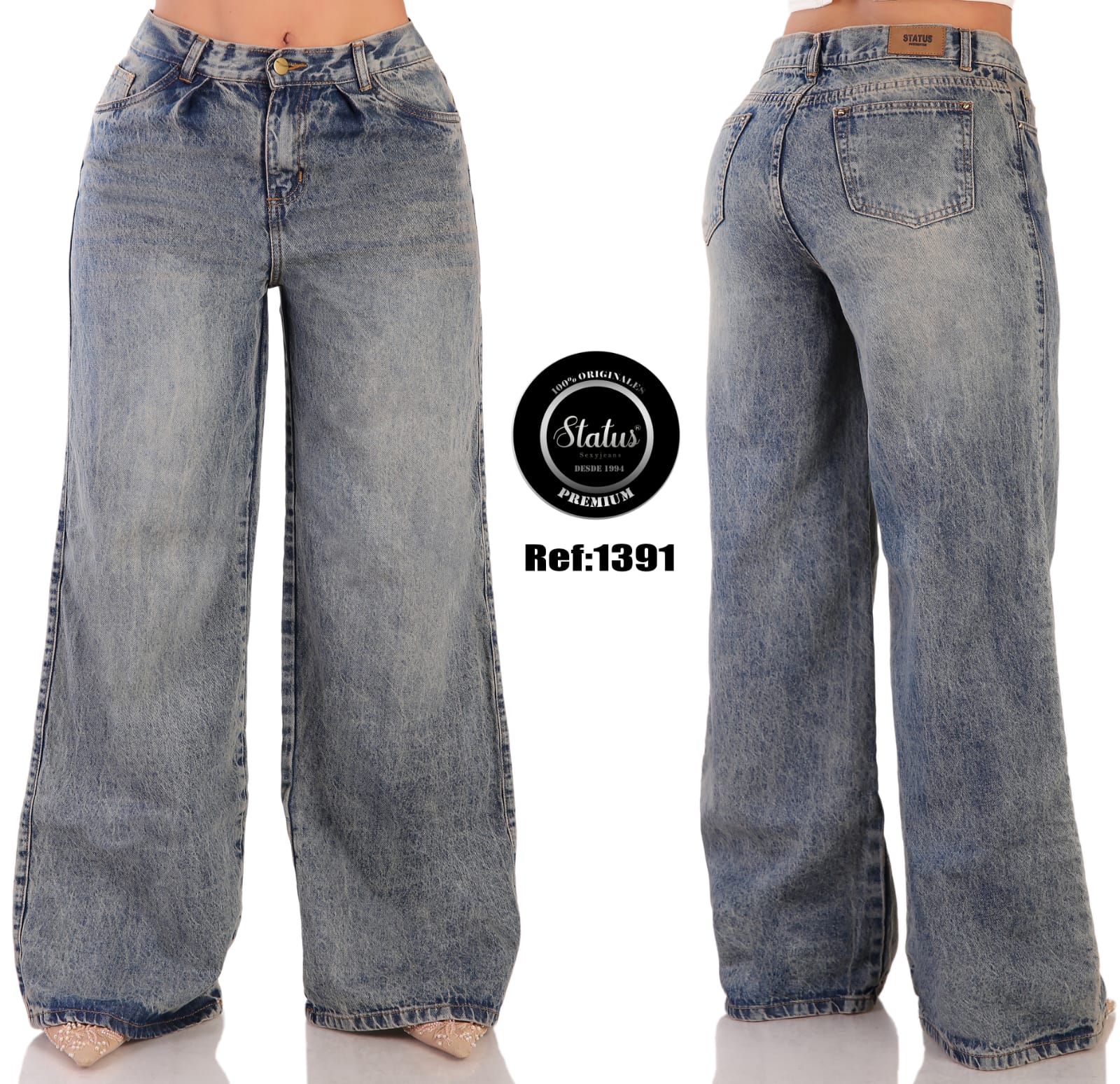 Jean PREMIUM Bota Ancha Ref 1391