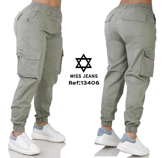 Jean Cargo Jogger Resortado Ref: 13406