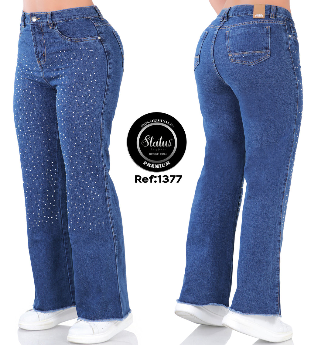 Jean PREMIUM Bota Ancha Ref 1377