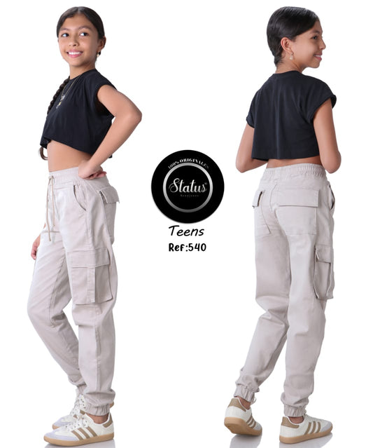 Jean Jogger Cargo Niña Ref: 540