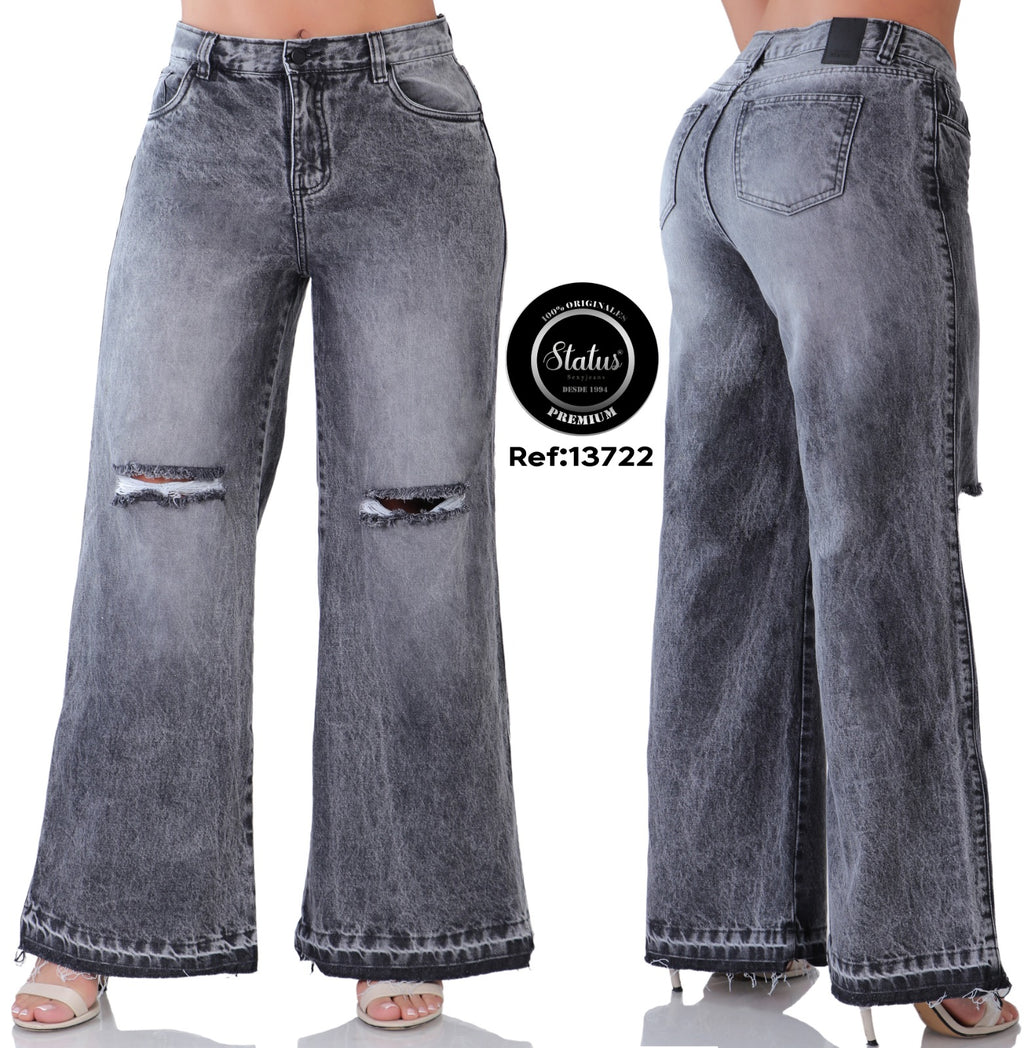 Jean PREMIUM Bota Ancha Ref 13722