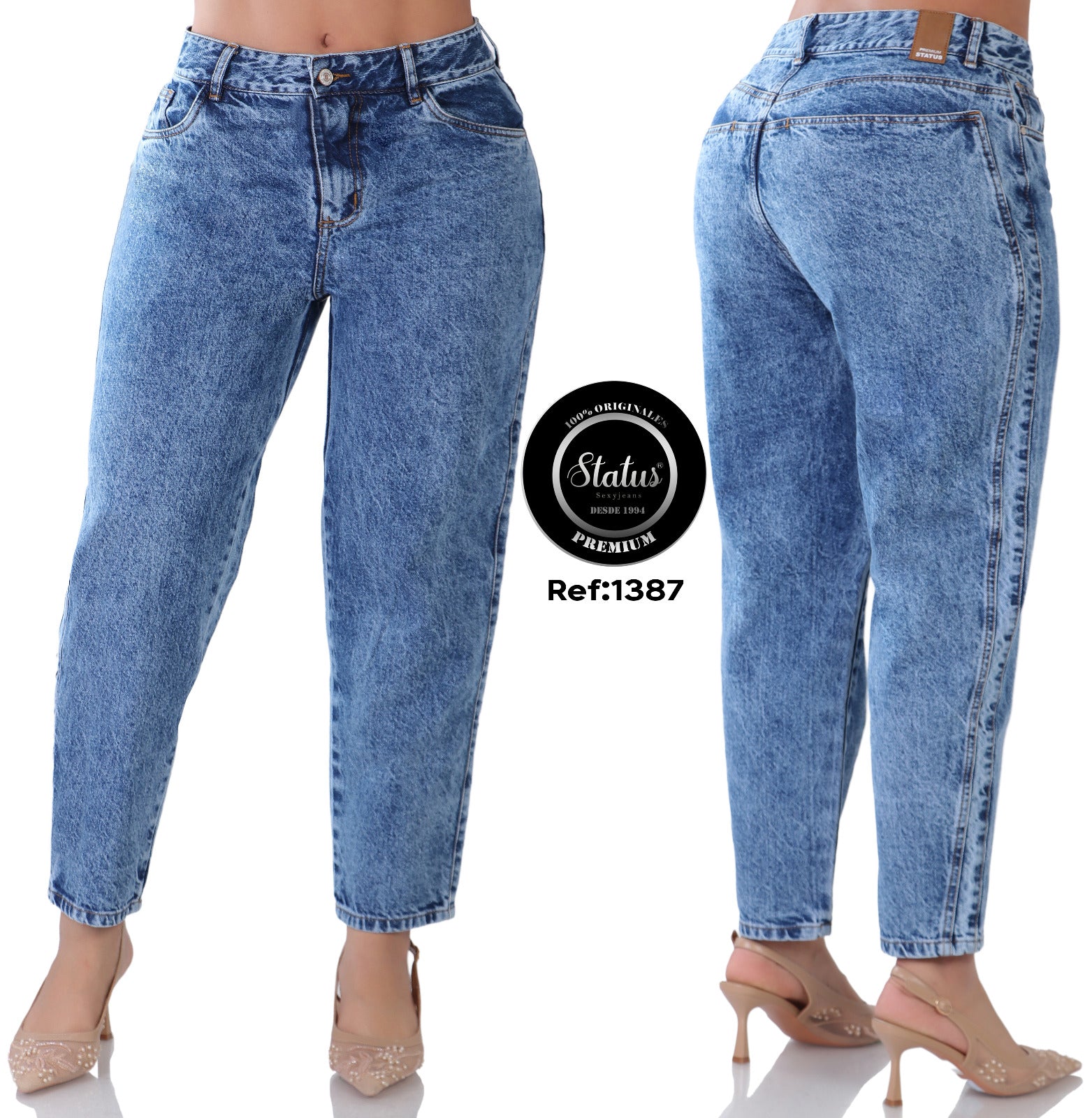 Jean PREMIUM Bota Ancha Ref 1387